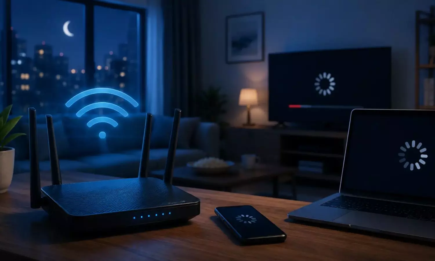 Wi-Fi Slows at Night