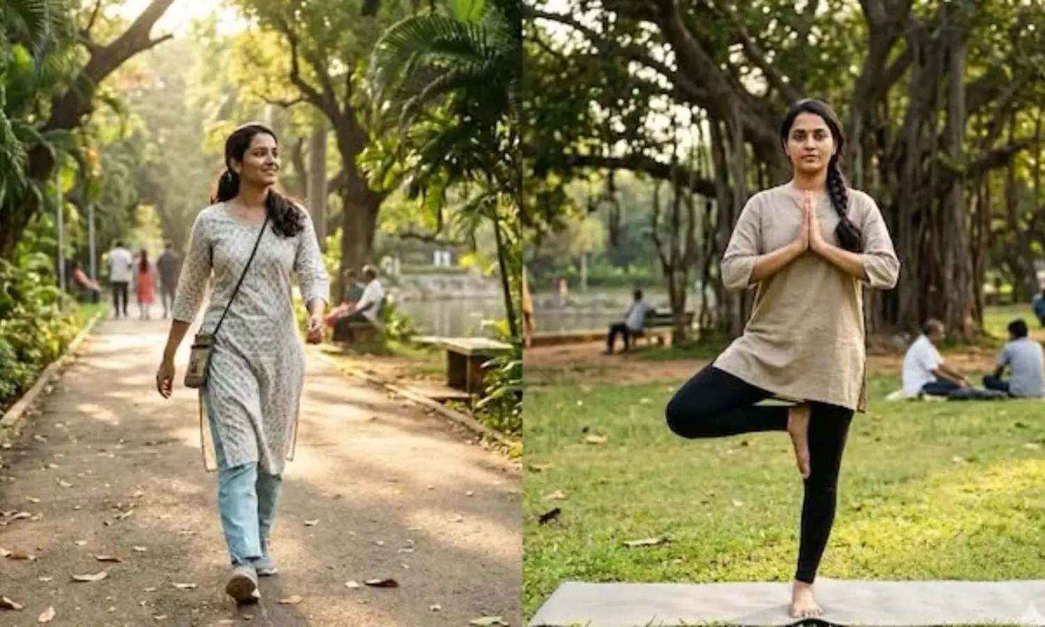 Walking vs Yoga Health Walking vs Yoga Health