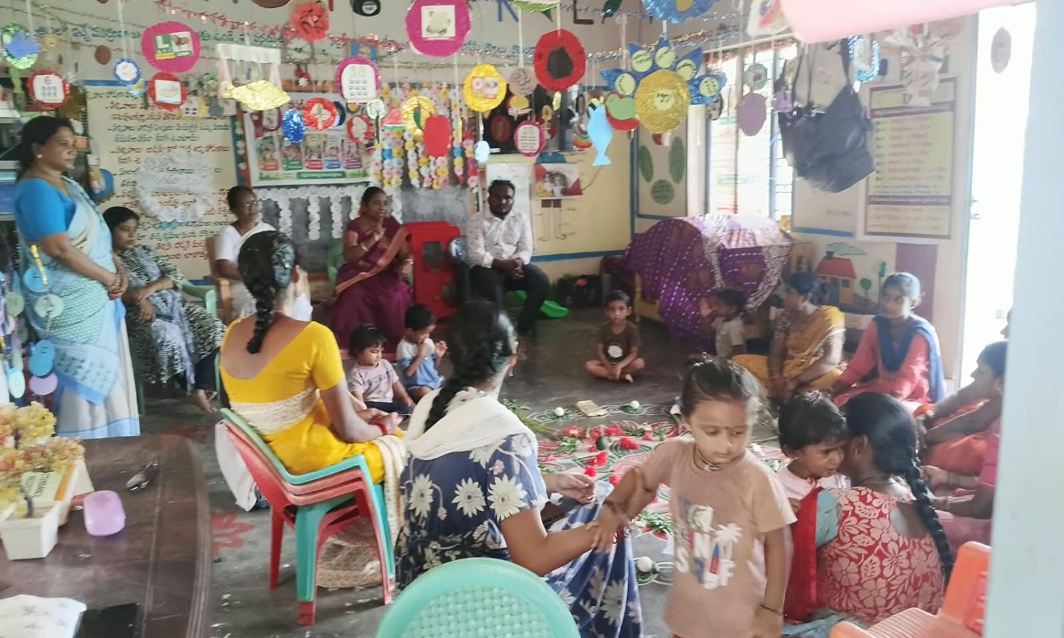 Tantikonda: అంగన్వాడీ కేంద్రంలో ఘనంగా పోషణ మాసోత్స