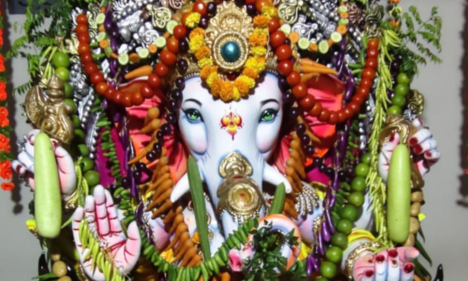 Guntur: గొట్టిపాడులో వెజిటబుల్ గణపయ్య అలంకరణ