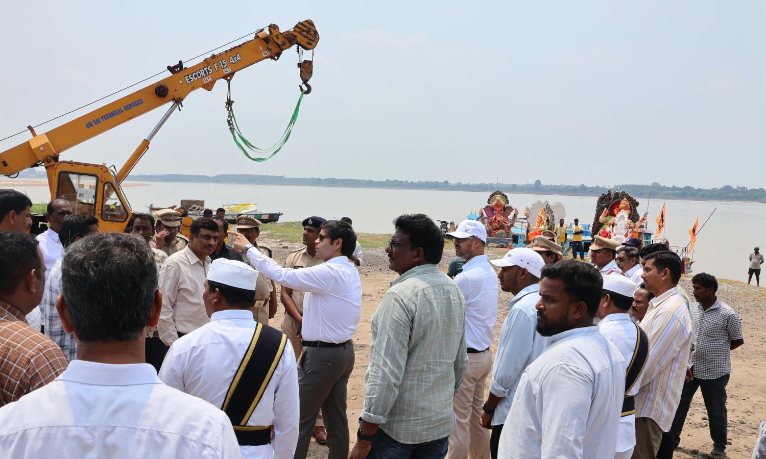 Bhadrachalam: భద్రాచలంలో గణేష్ నిమజ్జన ఏర్పాట్లపై 
