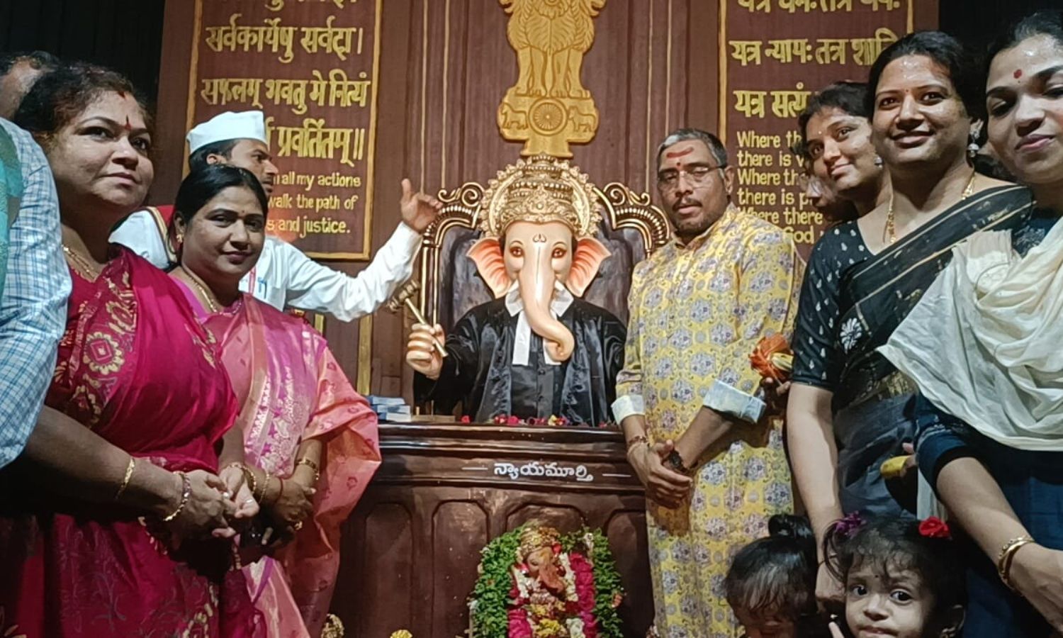 Warangal: అద్భుతంగా 'జస్టిస్ వినాయకుడు' కోర్టు నమూ