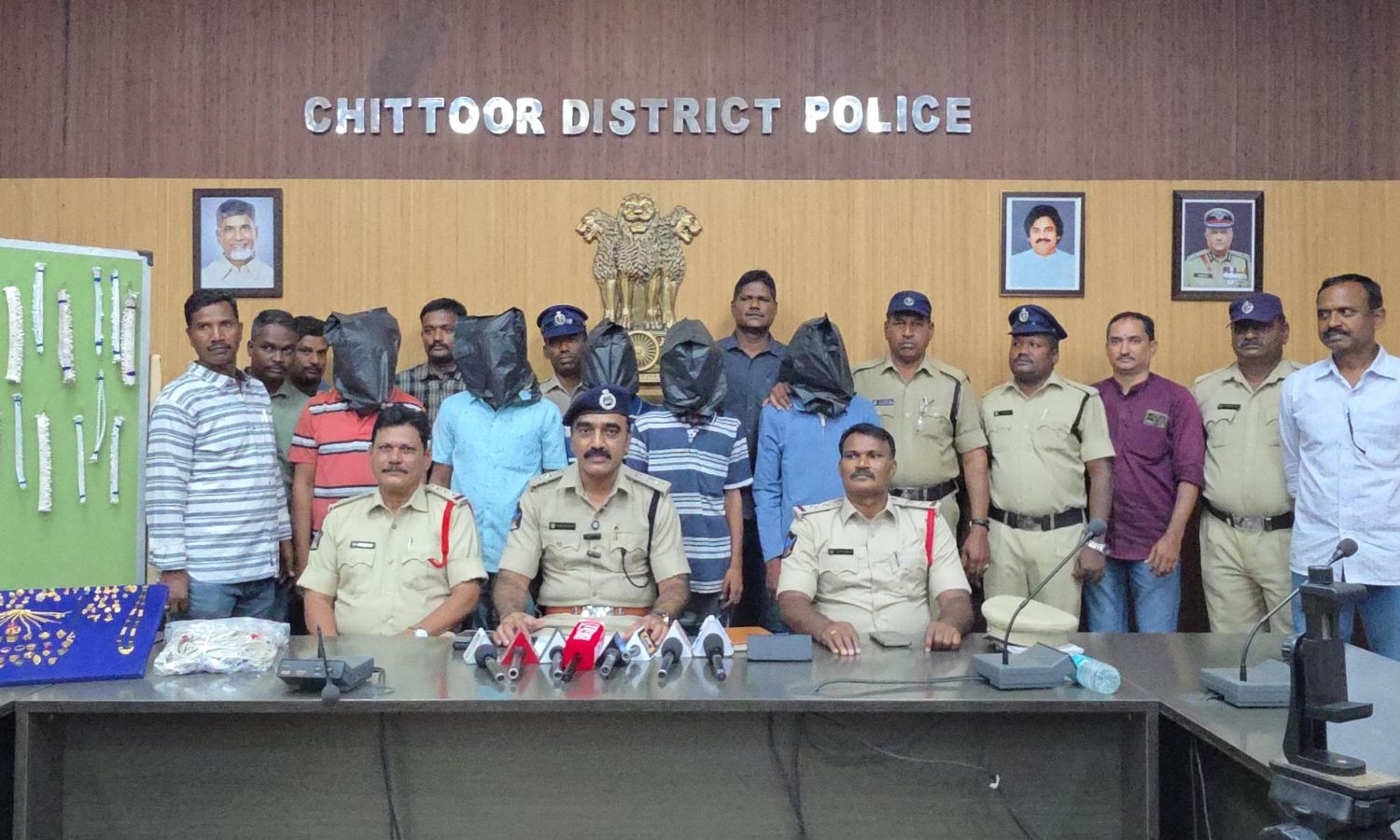 Chittoor: చిత్తూరులో అంతర్‌ రాష్ట్ర దొంగల ముఠా అరె