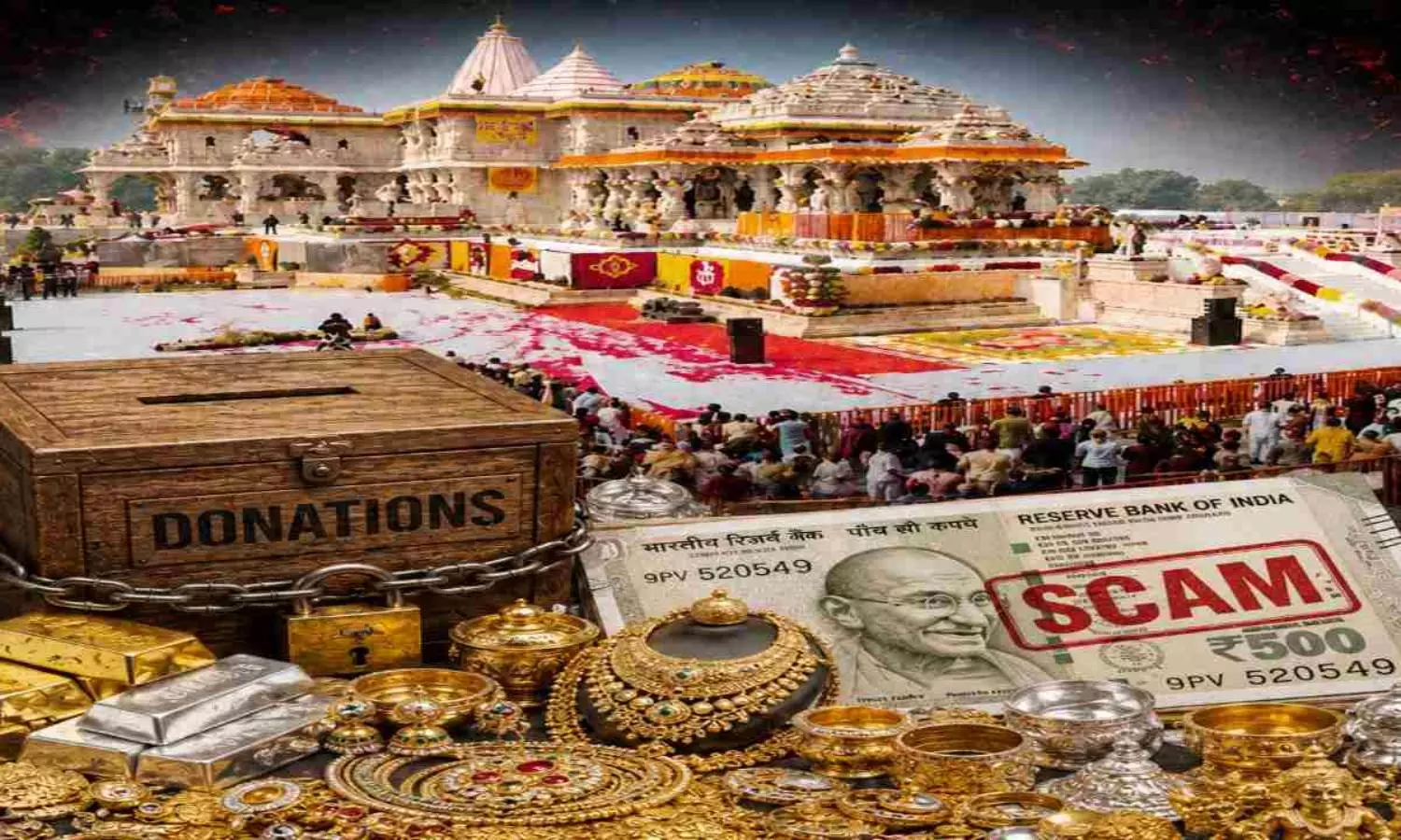 Ram Mandir donation scam Ram Mandir donation scam