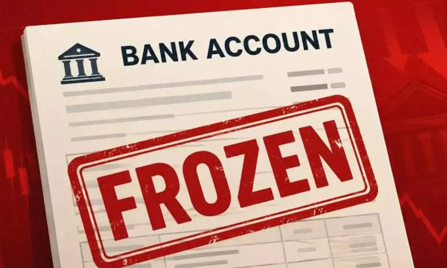 Bank Account Freeze Bank Account Freeze
