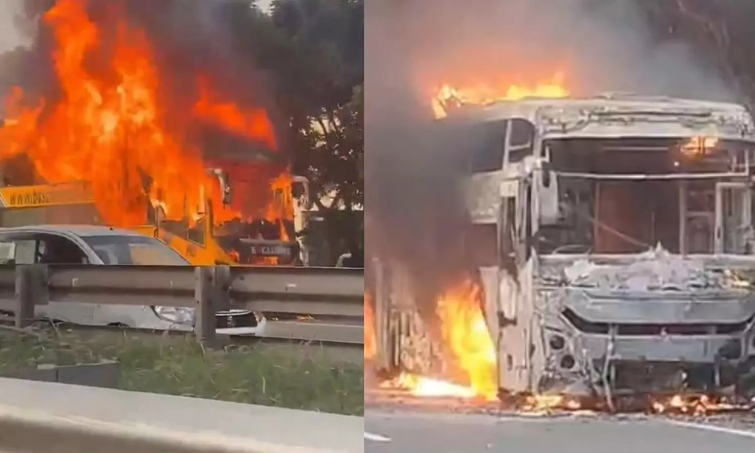 Noida Bus Fire