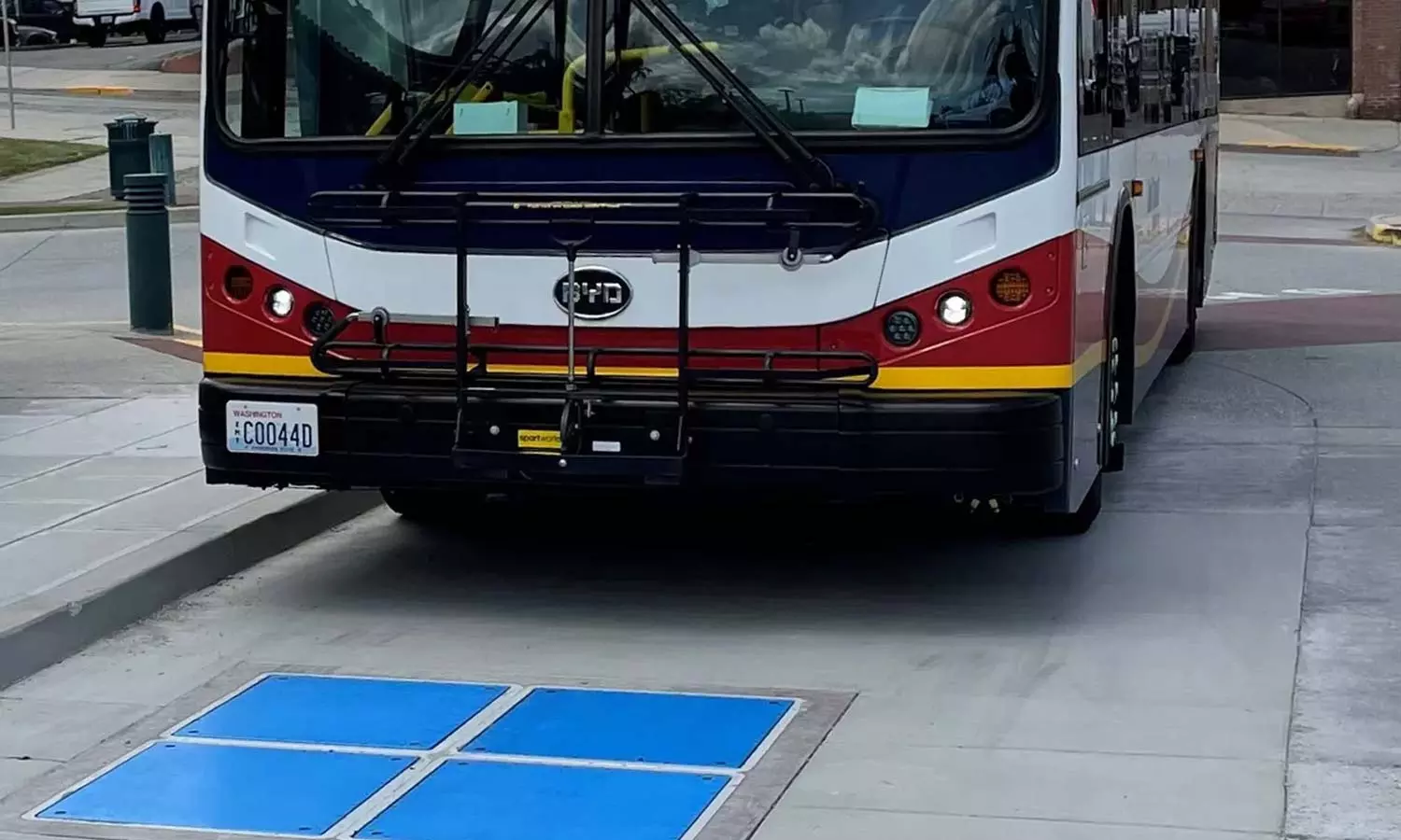 Wireless EV Charging Bus