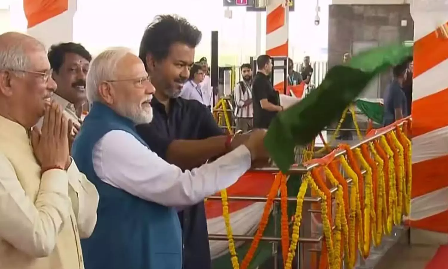 CM Vijay PM Modi CM Vijay PM Modi