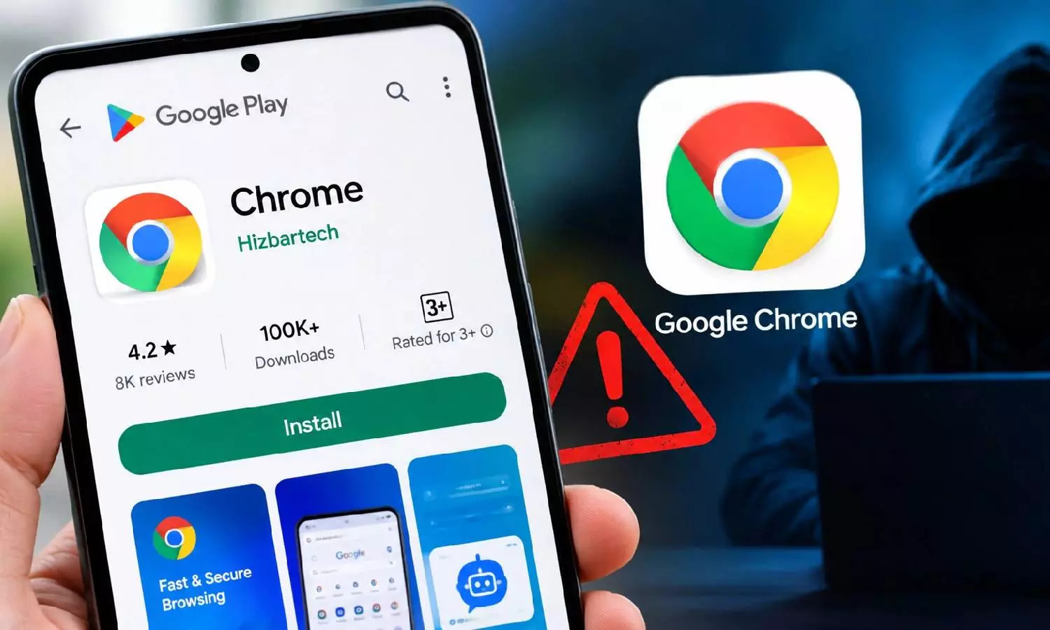 Fake Google Chrome Fake Google Chrome