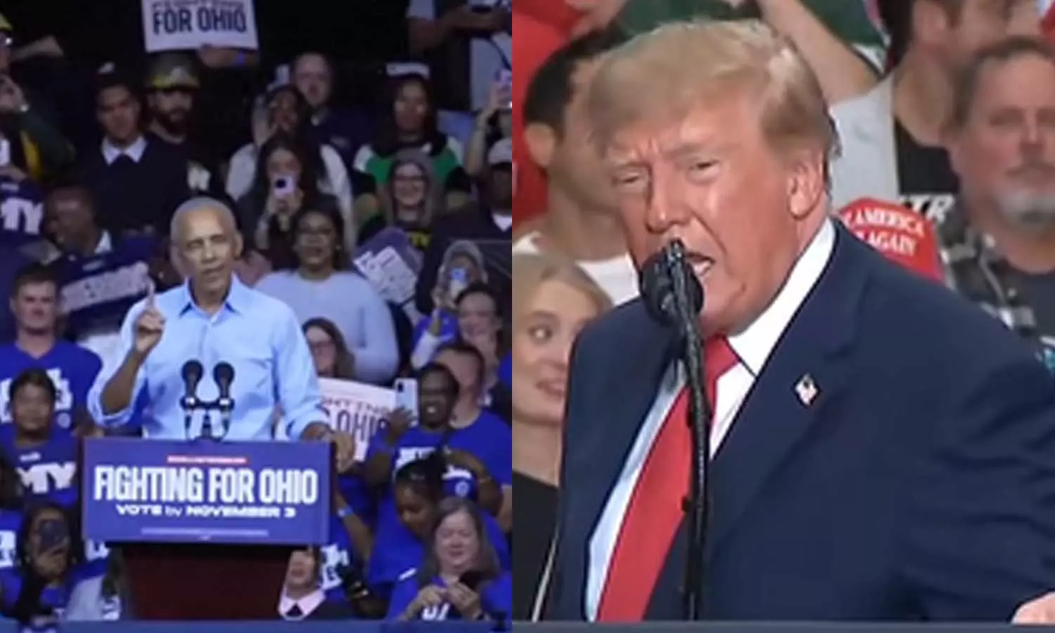 This war is not over: Obama, Trump trade fire in midterms closing week This war is not over: Obama, Trump trade fire in midterms closing week